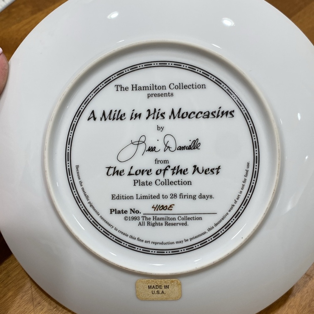 Hamilton Collection, decorative plate. - Picture 7 of 8